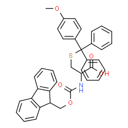 ChemSpider 2D Image | 9-fluorenylmethoxycarbonyl-S-(4-methoxytrityl)cysteine | C38H33NO5S