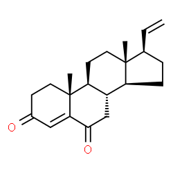 ChemSpider 2D Image | Pregna-4,20-dien-3,6-dione | C21H28O2