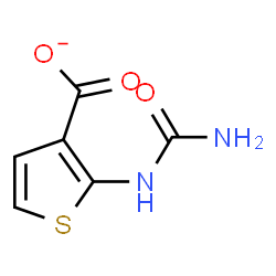 ChemSpider 2D Image | 2-ureidothiophene-3-carboxylate | C6H5N2O3S