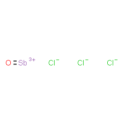 ChemSpider 2D Image | antimony oxide trichloride | Cl3OSb