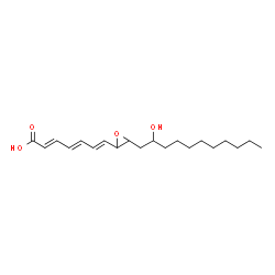 ChemSpider 2D Image | 11-hydroxy-8,9-epoxyeicosatrienoic acid | C20H32O4
