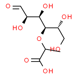 ChemSpider 2D Image | 4-O-(1-carboxyethyl)glucose | C9H16O8