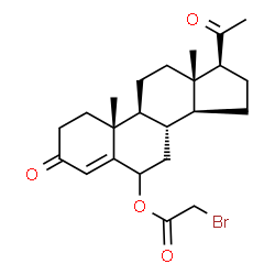 ChemSpider 2D Image | 6-bromoacetoxyprogesterone | C23H31BrO4
