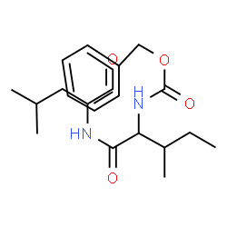 ChemSpider 2D Image | benzyloxycarbonyl-isoleucyl-leucinal | C20H30N2O4