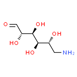 ChemSpider 2D Image | 6-amino-6-deoxymannose | C6H13NO5
