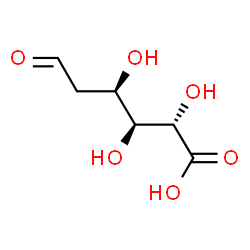 ChemSpider 2D Image | 2-deoxy-arabino-hexuronic acid | C6H10O6