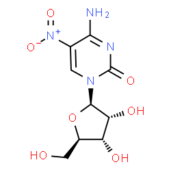 ChemSpider 2D Image | 5-Nitrocytidine | C9H12N4O7