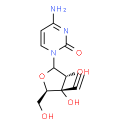 ChemSpider 2D Image | 1-(3-C-ethynylribopentofuranosyl)cytosine | C11H13N3O5