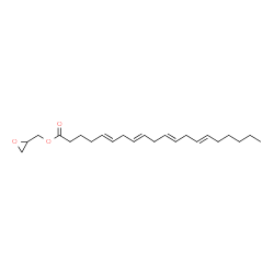 ChemSpider 2D Image | oxiran-2-ylmethyl eicosa-5,8,11,14-tetraenoate | C23H36O3