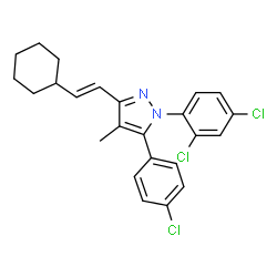 ChemSpider 2D Image | VCHSR | C24H23Cl3N2