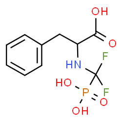 ChemSpider 2D Image | phosphonodifluoromethylphenylalanine | C10H12F2NO5P