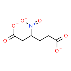 ChemSpider 2D Image | 3-nitroadipate | C6H7NO6