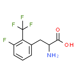 ChemSpider 2D Image | 3-Fluoro-2-(trifluoromethyl)phenylalanine | C10H9F4NO2