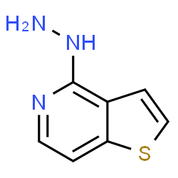 ChemSpider 2D Image | 4-HYDRAZINOTHIENO[3,2-C]PYRIDINE | C7H7N3S