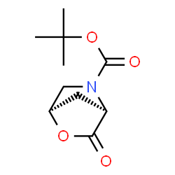 ChemSpider 2D Image | N-Boc-4-hydroxy-D-pyrrolidine lactone | C10H15NO4