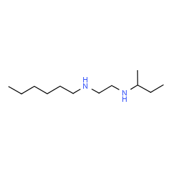ChemSpider 2D Image | N-sec-Butyl-N'-hexyl-1,2-ethanediamine | C12H28N2