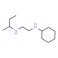 ChemSpider 2D Image | N-sec-Butyl-N'-cyclohexyl-1,2-ethanediamine | C12H26N2