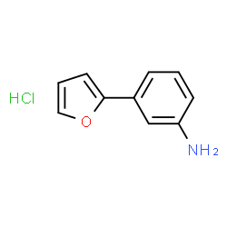 ChemSpider 2D Image | 3-(2-Furyl)aniline hydrochloride | C10H10ClNO
