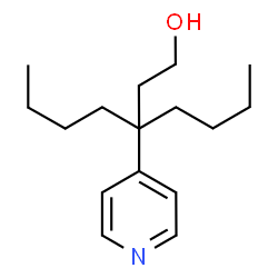 ChemSpider 2D Image | 3-Butyl-3-(4-pyridinyl)-1-heptanol | C16H27NO