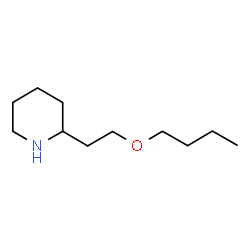 ChemSpider 2D Image | 2-(2-Butoxyethyl)piperidine | C11H23NO