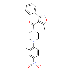ChemSpider 2D Image | Nucleozin | C21H19ClN4O4