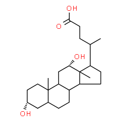 ChemSpider 2D Image | Deoxycholicacid | C24H40O4