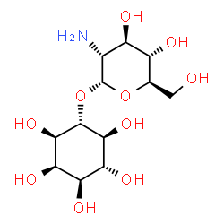 ChemSpider 2D Image | 6-(alpha-D-glucosaminyl)-1D-myo-inositol | C12H23NO10