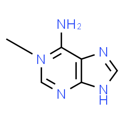 ChemSpider 2D Image | 1-methyl-9H-purin-6-amine | C6H8N5