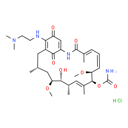 ChemSpider 2D Image | Alvespimycin hydrochloride | C32H49ClN4O8