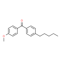 ChemSpider 2D Image | (4-Methoxyphenyl)(4-pentylphenyl)methanone | C19H22O2