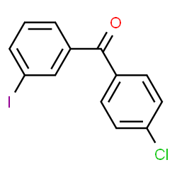 ChemSpider 2D Image | 4'-Chloro-3-iodobenzophenone | C13H8ClIO