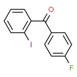 ChemSpider 2D Image | (4-Fluorophenyl)(2-iodophenyl)methanone | C13H8FIO