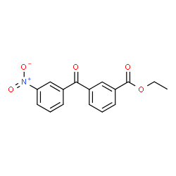 ChemSpider 2D Image | Ethyl 3-(3-nitrobenzoyl)benzoate | C16H13NO5