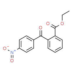 ChemSpider 2D Image | Ethyl 2-(4-nitrobenzoyl)benzoate | C16H13NO5