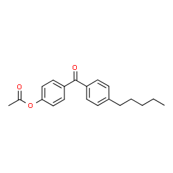 ChemSpider 2D Image | 4-(4-Pentylbenzoyl)phenyl acetate | C20H22O3