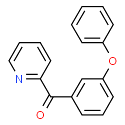 ChemSpider 2D Image | 2-(3-Phenoxybenzoyl)pyridine | C18H13NO2
