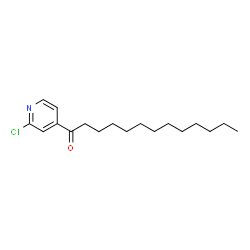 ChemSpider 2D Image | 2-Chloro-4-tridecanoylpyridine | C18H28ClNO