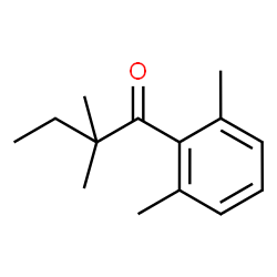 ChemSpider 2D Image | 1-(2,6-Dimethylphenyl)-2,2-dimethyl-1-butanone | C14H20O