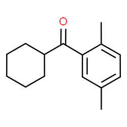 ChemSpider 2D Image | Cyclohexyl(2,5-dimethylphenyl)methanone | C15H20O
