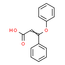 ChemSpider 2D Image | 3-Phenoxy-3-phenylacrylic acid | C15H12O3