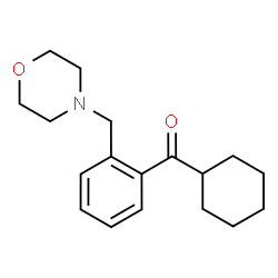 ChemSpider 2D Image | 4-[(2-CYCLOHEXANECARBONYLPHENYL)METHYL]MORPHOLINE | C18H25NO2