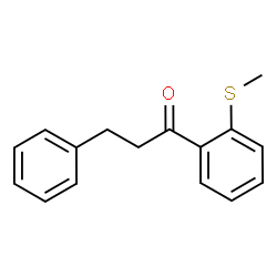 ChemSpider 2D Image | 1-[2-(Methylsulfanyl)phenyl]-3-phenyl-1-propanone | C16H16OS