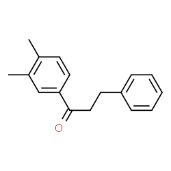 ChemSpider 2D Image | 1-(3,4-Dimethylphenyl)-3-phenyl-1-propanone | C17H18O