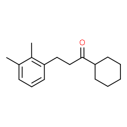 ChemSpider 2D Image | cyclohexyl 2-(2,3-dimethylphenyl)ethyl ketone | C17H24O
