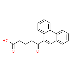 ChemSpider 2D Image | 5-Oxo-5-(9-phenanthryl)pentanoic acid | C19H16O3