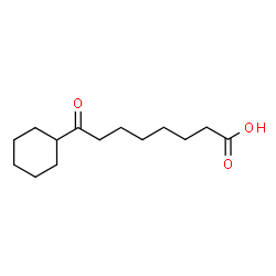 ChemSpider 2D Image | 8-Cyclohexyl-8-oxooctanoic acid | C14H24O3