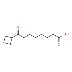 ChemSpider 2D Image | 8-Cyclobutyl-8-oxooctanoic acid | C12H20O3