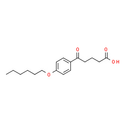 ChemSpider 2D Image | 5-[4-(Hexyloxy)phenyl]-5-oxopentanoic acid | C17H24O4