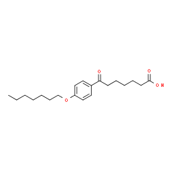 ChemSpider 2D Image | 7-[4-(Heptyloxy)phenyl]-7-oxoheptanoic acid | C20H30O4