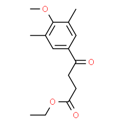 ChemSpider 2D Image | Ethyl 4-(3,5-dimethyl-4-methoxyphenyl)-4-oxobutyrate | C15H20O4